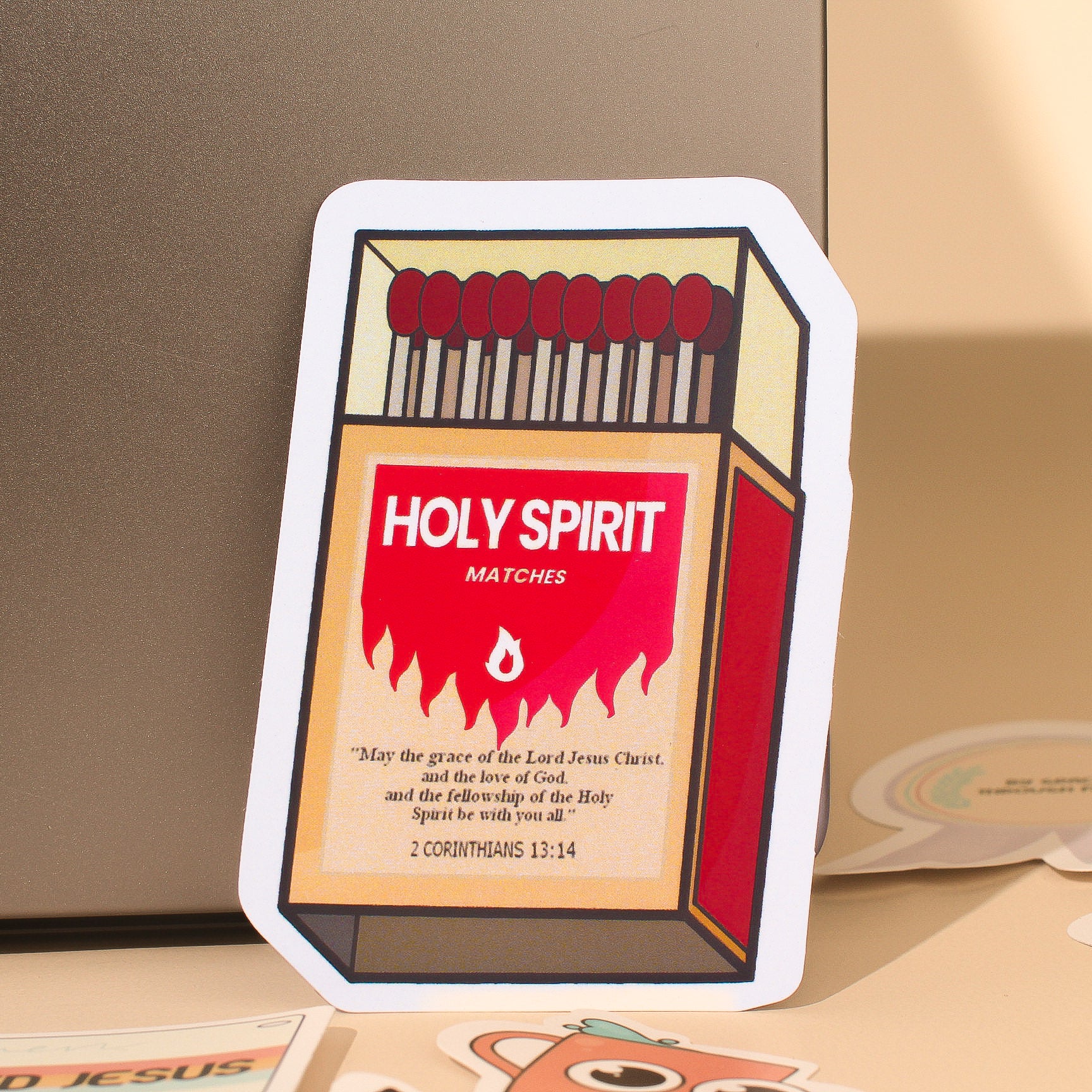 Holy Spirit Matches - Vinyl Sticker