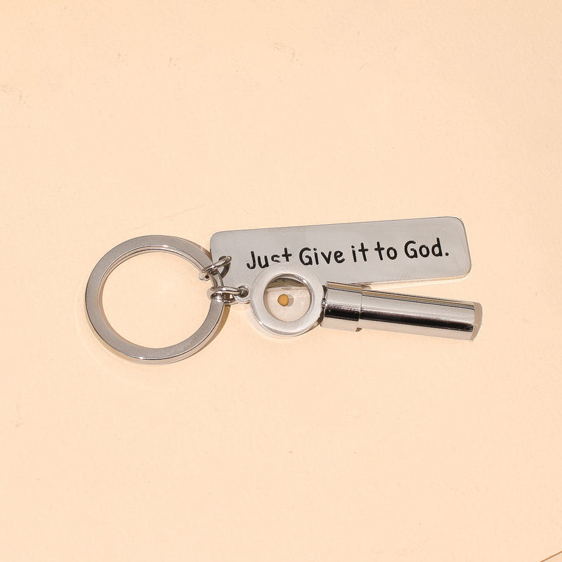 Prayer Capsule - Mustard Seed Keychain